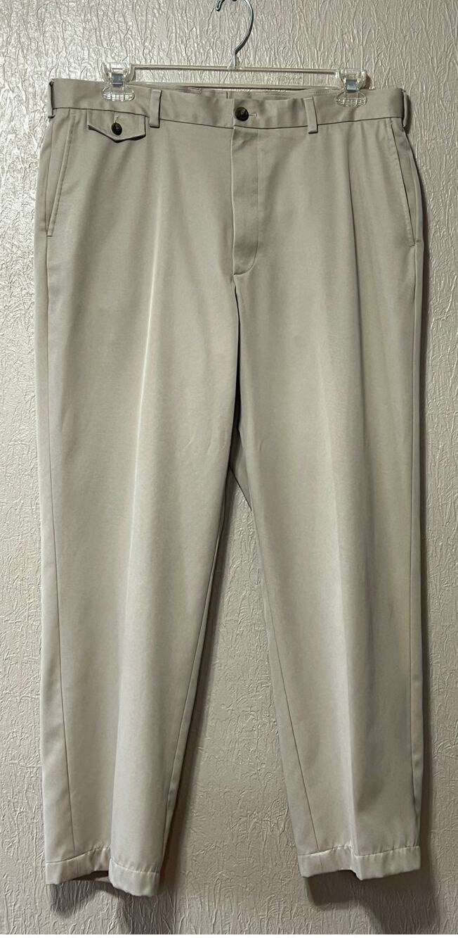 Brooks Brothers Country Club Pro Sport Golf Khaki Beige Chino Pants Size 38/30